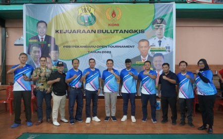 Turnamen PBSI Pekanbaru Diikuti Ratusan Peserta, Kadispora Harapkan Ini