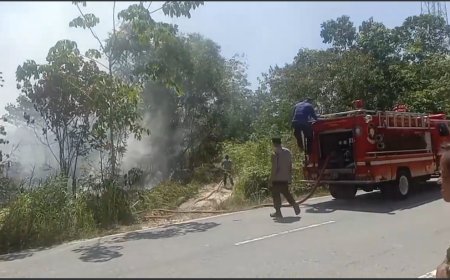 Karhutla di Okura Pekanbaru, Polisi Tetapkan Satu Tersangka