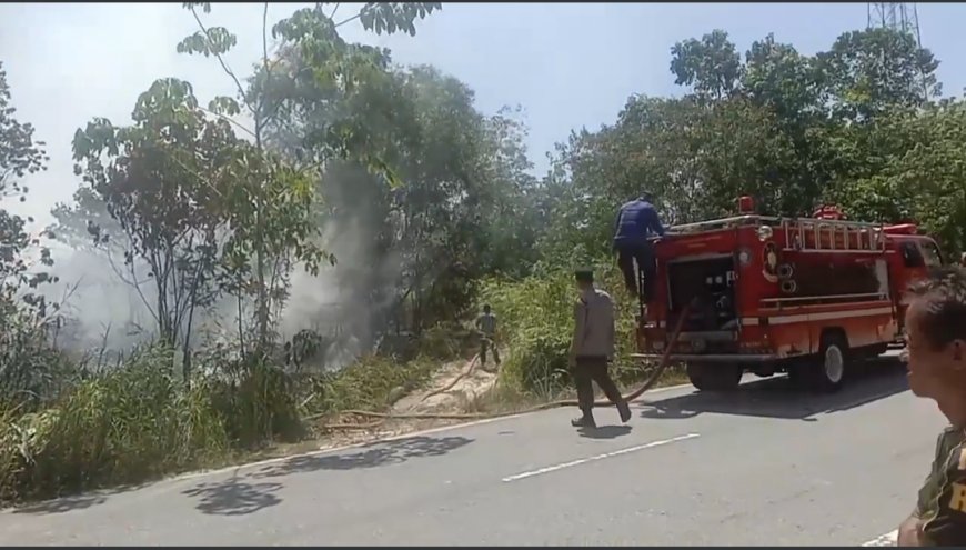Karhutla di Okura Pekanbaru, Polisi Tetapkan Satu Tersangka