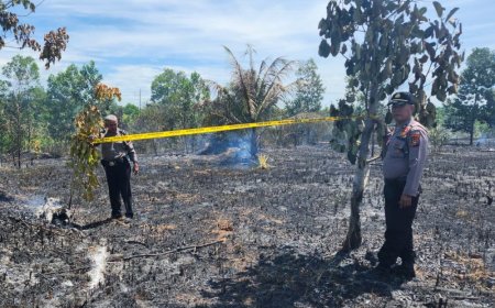 Polres Bengkalis Tangkap Pelaku Karhutla di Desa Sebangar