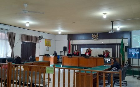 Hakim PN Pekanbaru Terharu Dengar Kesaksian Anak Terdakwa Heldy Susanti