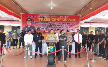 Diduga Dikendalikan dari Malaysia, Polres Bengkalis Gagalkan Peredaran Tiga Jenis Narkoba