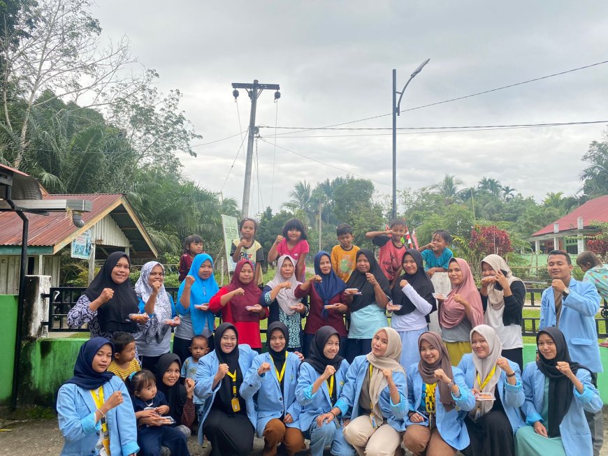 Kukerta UNRI di Kuansing, Sosialisasi Stunting dan Pengembangan UMKM