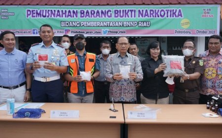 Terdeteksi X-Ray, BNNP Riau Gagalkan Penyelundupan Sabu Tujuan Makasar