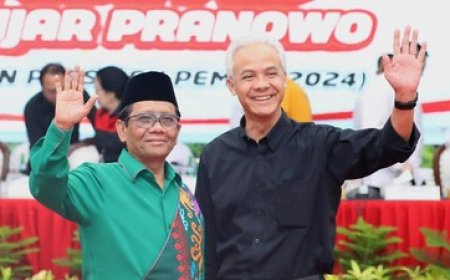Sah, Pasangan Pilpres Ganjar-Mahfud Resmi Daftar ke KPU