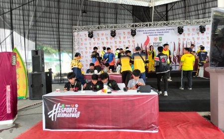 Panpel Cabor E-sport ESI Riau Apresiasi Kinerja Panitia Porwil Sumatera XI