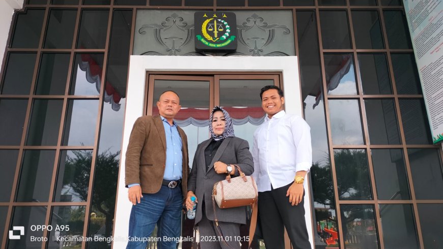 Pertanyakan Proyek DIC Mangkrak, Tim Advokasi Peduli Kota Duri Audiensi Datangi Kejari Bengkalis