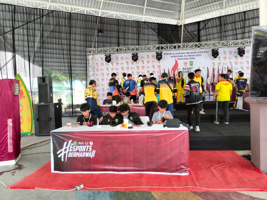 Panpel Cabor E-sport ESI Riau Apresiasi Kinerja Panitia Porwil Sumatera XI