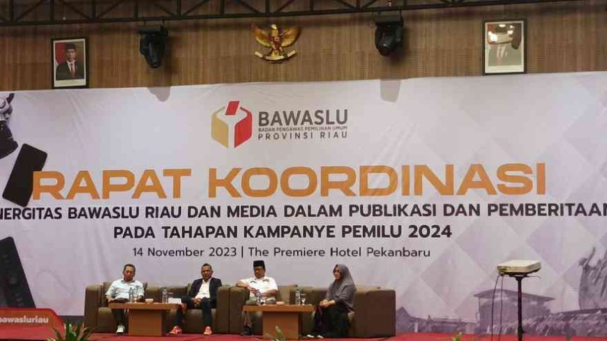 Bawaslu Riau Bangun Sinergitas Dengan Media Awasi Pemilu