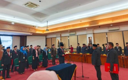 Gubernur Riau Lantik 21 Pejabat Pimpinan Tinggi Pratama di Lingkungan Pemprov