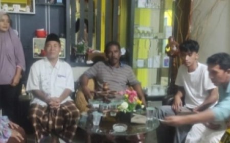 Bhabinkamtibmas Polsek Tambang Sambangi Warga Menyampaikan Cooling System Damai Pemilu 2024