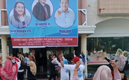 Aktif dan Optimistis di Masyarakat, Relawan Prabowo-Gibran DPP JAM PAGI Gelar Senam Pagi