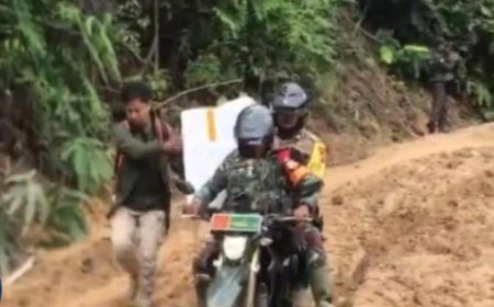 Polsek Kampar Kiri Terus Kawal Distribusi Logistik Pemilu