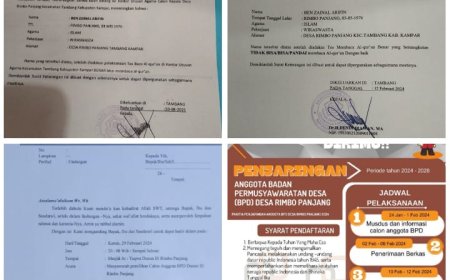 Calon Seleksi Pemilihan BPD Rimbo Panjang Kampar Sebut Adanya Dugaan Unsur Kecurangan