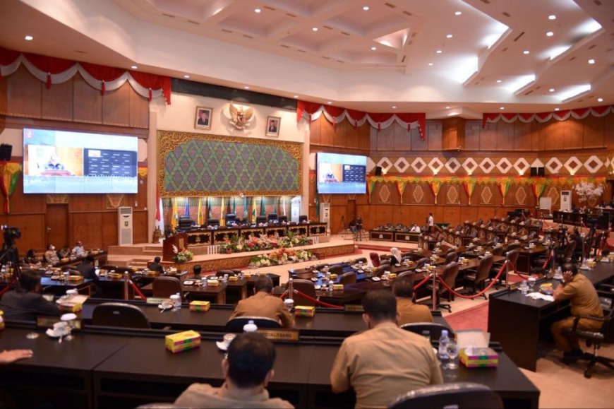 DPRD Riau Gelar Ranperda Usulan Pemberhentian Gubernur Masa Jabatan 2019-2014