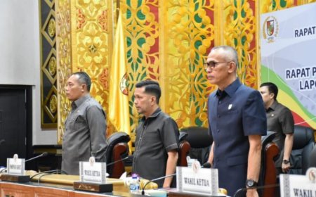 DPRD Pekanbaru Gelar Rapat Paripurna Agenda Pandangan Umum Fraksi Terkait LKPJ