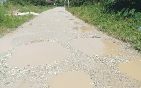 Jalanan Hancur, Masyarakat Tangkerang Barat Keluhkan Pembangunan Perumahan Citraland Pekanbaru