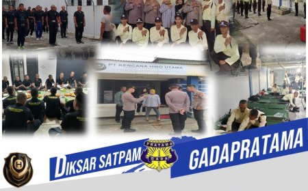 Pembukaan Diksar Satpam Gadapratama 2024 di Pekanbaru