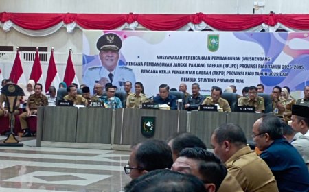 SPRI Riau Hadiri Musrenbang RPJPD Riau 2025-2045 di Balai Serindit