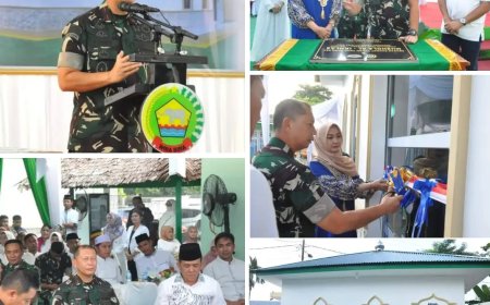 Danrem 031/Wira Bima Resmikan Mushalla Al Ikhlas