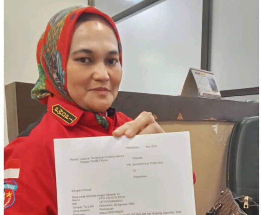 PWPDI Riau Laporkan Sejumlah Oknum Security PKSS MLK BRI ke Polda Riau