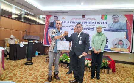 Jurnalis PWDPI Ikuti Pelatihan Jurnalistik PJC Pekanbaru