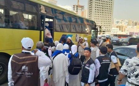 Hari Ini, 5.328 Jemaah Asal Riau Berangkat Menuju Arafah