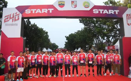 Hut ke-74 KODAM I/BUKIT BARISAN, Korem 031/Wira Bima Gelar Event Fun Run 5K