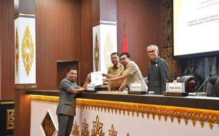 Rapat Paripurna Laporan Pansus Terhadap Pembahasan LKPJ Pemerintah Kota Pekanbaru Tahun 2023