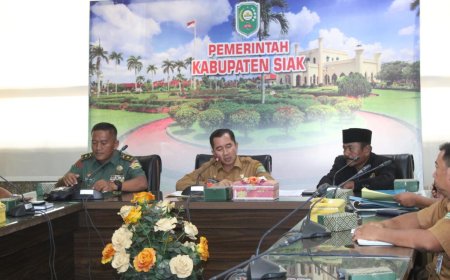 Kasdim 0322/Siak Hadiri Pembahasan Cetak Sawah Baru di Bunga Raya