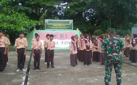 Danramil 03/Bgs Beri Pembinaan Soal Bahaya Judi Online Kepada Pelajar