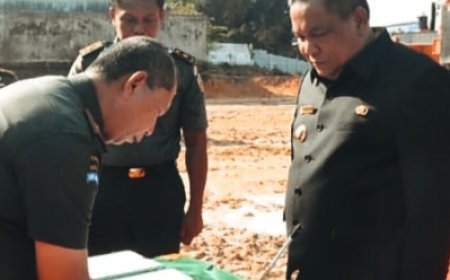 Groundbreaking Peresmian Pembangunan RS Tentara, Ini Pesan Danrem 031/Wira Bima