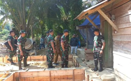 Danrem 031/WB Cek Kesiapan Pembukaan TMMD Ke 121 Di Wilayah Kodim 0313/Kpr