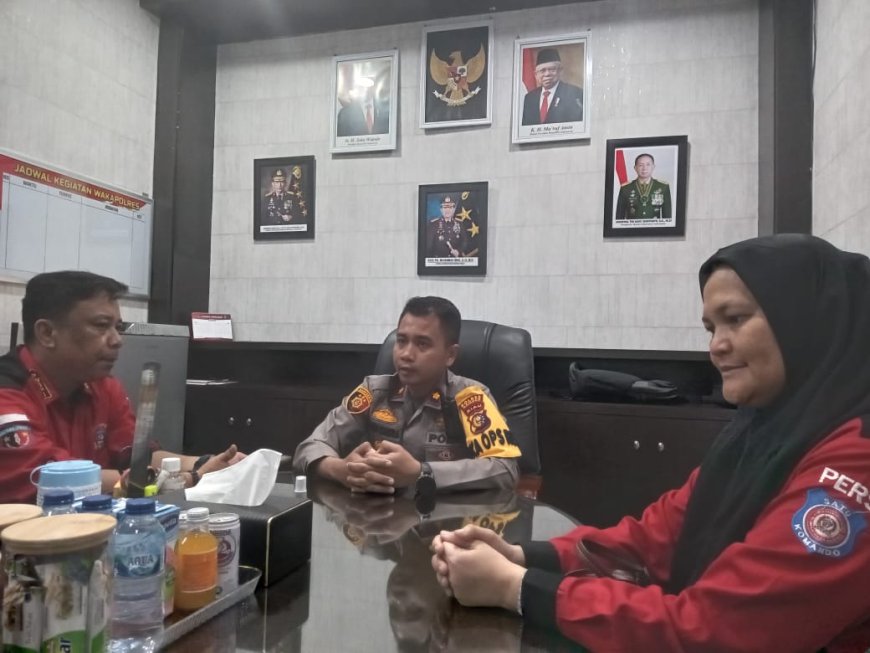 Jalin Silaturahmi, DPW-PWDPI Riau Audiensi Dengan Wakapolres Kampar