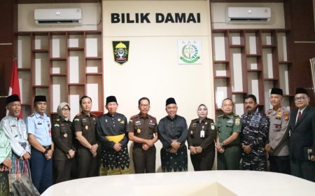 Kepala Seksi Perencanaan Korem 031/Wira Bima Hadiri Acara Peresmian Bilik Damai LAM Riau