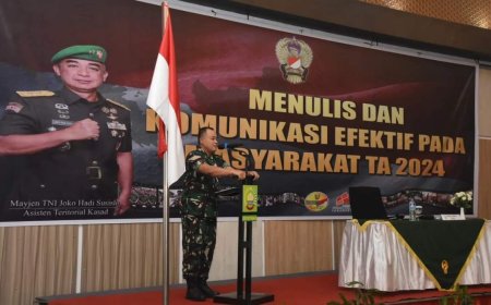 Penutupan Pelatihan Menulis dan Komunikasi Efektif pada Masyarakat TA. 2024 Kodam I\BB