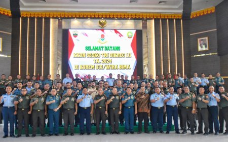 Danrem 031/Wira Bima Berikan Pembekalan kepada Pasis Sesko TNI