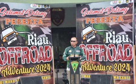 Danrem 031/Wira Bima Resmikan Penutupan Lomba Riau Off road Adventure 2024