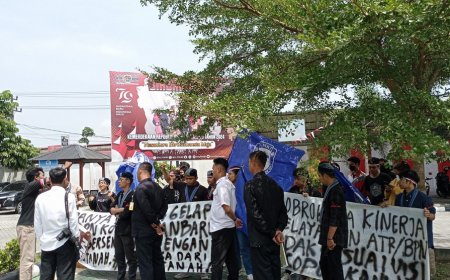 Pengurusan Sertifikat Tanah Mangkrak Bertahun-tahun, GMKI Demo BPN Pekanbaru