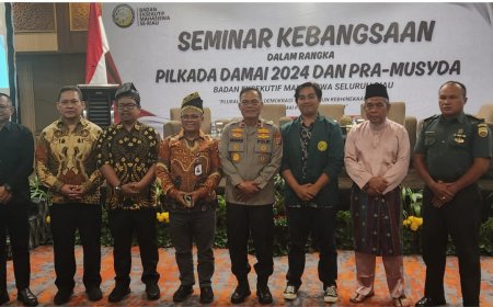 Wakapolda Riau Apresiasi BEM se-Riau Dalam Seminar Kebangsaan Pilkada Damai 2024