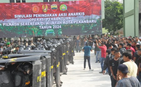 Korem 031/WB kerahkan 1000 Pesonel TNI, dan Polri Dalam Simulasi Pengamanan Pilkada