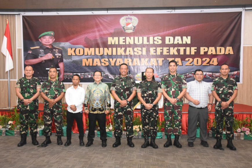 TNI AD Gelar Peningkatan Kemampuan Menulis, Dan Komunikasi Sosial Efektif Pada Masyarakat Tahun 2024