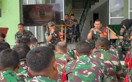 Dandim 0321 Rohil Ingatkan Seluruh Prajurit Hindari Tindakan Pelanggaran