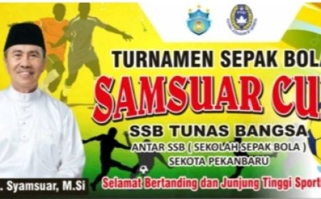 Turnamen Syamsuar Cup Antar SSB Diselenggarakan di Sekolah Sepak Bola Tunas Bangsa 17