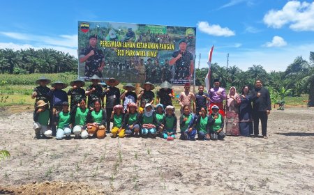 Danrem 031/WB Resmikan Ecopark Wira Bima Demi Wujudkan Kemandirian Pangan