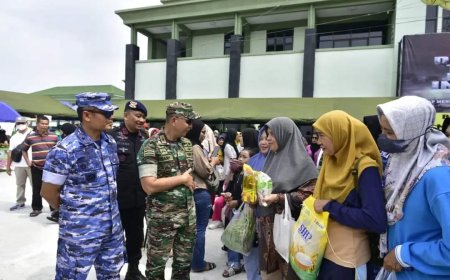 Sinergi TNI Wilayah RIAU Selenggarakan Bakti Sosial Memperingati HUT ke-79 TNI