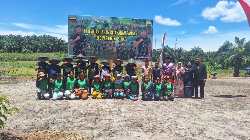 Danrem 031/WB Resmikan Ecopark Wira Bima Demi Wujudkan Kemandirian Pangan