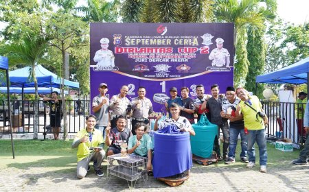 Pameran Lomba Burung Berkicau DIRLANTAS CUP II Sukses, Kompol Rikky Himbau Peserta & Pengunjung Sukseskan Pilkada Riau 2024