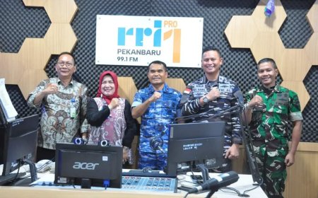 Korem 031/Wira Bima Dialog Interaktif dengan RRI Pekanbaru