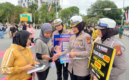 17 Hari Jelang Pencoblosan Pilkada Riau 2024, TIM CS Ditlantas Polda Riau Ajak Masyarakat Riau Tidak Golput